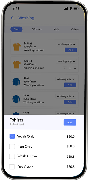 Washly App Screenshot