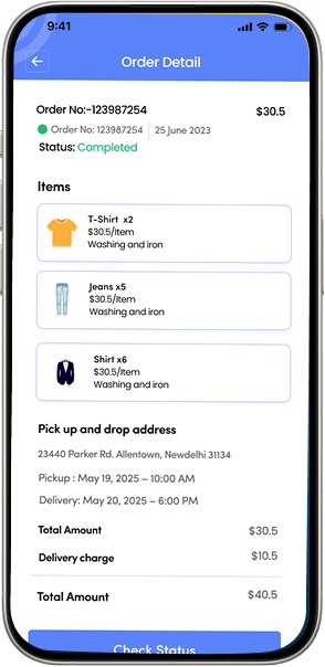 Washly App Screenshot