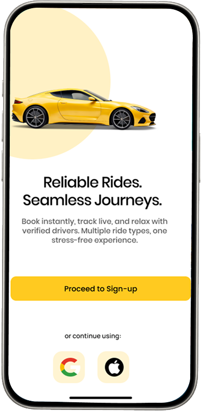 Car Categories Screen
